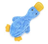 Best Pet Supplies Giocattolo per cani increspato per razze piccole, medie e grandi, carino anatra senza ripieno con morbido squittio, divertente per cuccioli da interno e cuccioli anziani, peluche