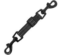 Best Pet Supplies Voyager Collare di sicurezza per cani, con doppia chiusura, collari e connettori per imbracatura anti-trazione, per allenamento, passeggiate, corsa ed escursionismo, clip di