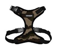 Best Pet Supplies Voyager Pettorina per animali domestici con chiusura Step-in, per tutte le condizioni atmosferiche, regolabile, per cani e gatti, finitura militare/nero, S