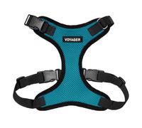 Best Pet Supplies Voyager Pettorina per animali domestici con chiusura Step-in, per tutte le condizioni atmosferiche, regolabile, per cani e gatti, turchese/nero, XS