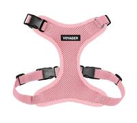 Best Pet Supplies Voyager Pettorina per animali domestici con chiusura Step-in, per tutte le condizioni atmosferiche, regolabile, per cani e gatti, rosa, XS