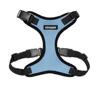 Best Pet Supplies Voyager Pettorina per animali domestici con chiusura Step-in, per tutte le condizioni atmosferiche, regolabile, per cani e gatti, finitura azzurro/nero, XS
