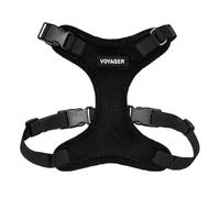 Best Pet Supplies Voyager Pettorina per animali domestici con chiusura Step-in, per tutte le condizioni atmosferiche, regolabile, per cani e gatti, nero, L