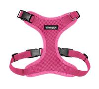 Best Pet Supplies Voyager Pettorina per animali domestici con chiusura Step-in, per tutte le condizioni atmosferiche, regolabile, per cani e gatti, fucsia, S