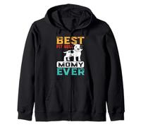 Best Pit Bull Dog Mommy Ever For Mom Funny Dogs Lover Felpa con Cappuccio