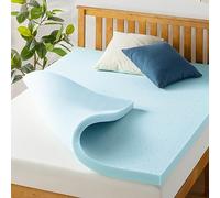 Best Price Mattress CertiPUR-US certificato, poliestere, blu, pieno