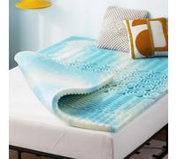 Best Price Mattress Coprimaterasso in schiuma aerobreeze a 5 zone, 5 zone, certificato CertiPUR-US, Twin XL