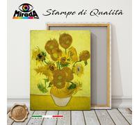 best price QUADRO Vincent Van Gogh Sunflowers Vaso Girasoli STAMPA TELA CANVAS