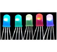 Best Price Square AdaloFRUIT Industries - Neopixel, 5 mm Thru Hole, Diffuse, 5PK 1938