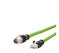 Best Price Square Metz Connect 142M2X15050 M12 - Cavo Patch Cat 6a S/FTP, 5 m, Colore: Verde
