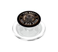 Best Pug Dad Ever Black Pugs Owner Vintage Dog Lover PopSockets PopGrip per MagSafe