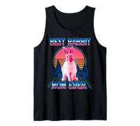 Best Rabbit Mom Ever Retro Vintage 80s Funny Bunny Mom Canotta