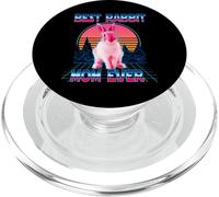 Best Rabbit Mom Ever Retro Vintage 80s Funny Bunny Mom PopSockets PopGrip per MagSafe