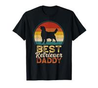 Best Retriever Daddy, Father's Day, Golden Retriever Dad Maglietta