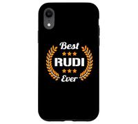 Best Rudi Ever Divertente detto Nome Rudi Custodia per iPhone XR