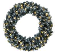 Best Season, Ghirlanda in Abete con LED e Neve Finta