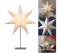 Star Trading - Stella di Natale - Stella a piedi Sensy - Bianco - 78 cm