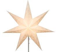 Star Trading - Stella di Natale - Stella di carta Sensy - Bianco - 54 cm