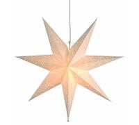 Best Season, Stella luminosa in carta "Sensy Star 55", con cavo di alimentazione, Bianco (cream), ø 55 cm