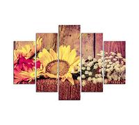 Best Seller Living Set Pannello Decorativo 5 Pz. Quadro 5 Pannelli