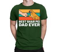 Best Sharpei Dad Father Day T-Shirt Caring Dad Daddy Amazing Men T-Shirt #FD