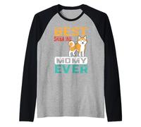 Best Shiba Inu Dog Mommy Ever For Mom Funny Dogs Lover Maglia con Maniche Raglan