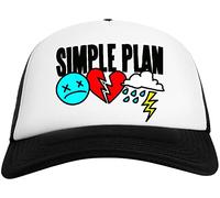 Best Simple Plan Band LogoGenre Rock Favorite Uomo Donna Baseball Cappellino Maglia Indietro Mens Womens cap Mesh Back