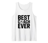 Best Soccer Coach Ever for Men Idea Regalo Divertente figlioccio Canotta