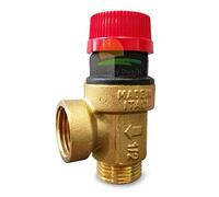 Best Solar Valvola di sicurezza limitatrice di pressione a membrana 1/2" MF (3 Bar)