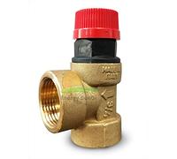 Best Solar Valvola di sicurezza, limitatrice di pressione a membrana 3/4" FF, 6 BAR