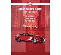 Best sport car coloring, writing and patterns - Ford Mustang: Fun and Easy Letter Tracing with Coloring