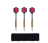 Best Sporting Dartpfeile, Tournament Strike, 3 Freccette da torneo con Stelo in Alluminio e Punta in Acciaio, Peso 18 g, Custodia Inclusa Unisex-Adulti, Multicolore