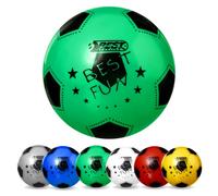 Best Sporting - Palla da gioco in PVC divertente, leggera, pallina da calcio, di alta qualità, 23 cm, con logo Best Sporting, palla in gomma per bambini