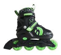 Best Sporting Pattini Inline Bambini, Regolabile, Abec 7, Verde Turcheseblu Rosa