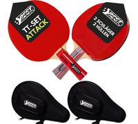 Best Sporting Racchette Tennis da Tavolo Set Attack I 2 Pipistrello Tt E 2