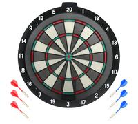 Best Sporting Sicurezza Tirassegno Plastica Disco 6 Freccette Punte, 46 CM