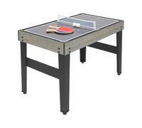 Best Sporting - Tavoli da gioco multifunzionali, 10 in 1, tavolo da gioco multifunzione per bambini e adulti, con air hockey, ping pong, biliardo, calcio balilla, ecc. (grigio)