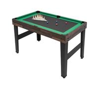 Best Sporting - Tavoli da gioco multifunzionali, 10 in 1, tavolo da gioco multifunzione per bambini e adulti, con air hockey, ping pong, biliardo, calcio balilla, ecc. (marrone scuro)