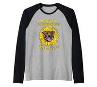 Best Staffordshire Bull Terrier Dog Mom Ever Sunflower Paw Maglia con Maniche Raglan