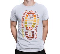 Best Step Dad Ever Father Day T-Shirt Caring Dad Daddy Maglietta da uomo #FD