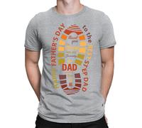 Best Step Dad Ever Father Day T-Shirt Caring Dad Daddy Maglietta da uomo #FD