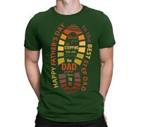 Best Step Dad Ever Father Day T-Shirt Caring Dad Daddy Maglietta da uomo #FD