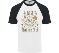 Best Teacher Ever Insegnamento Matematica Inglese Scienza Uomo S/S T-Shirt