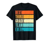 Best Third Grade Team Ever Third Grade Vibes Back To School Maglietta
