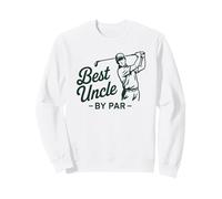 Best Uncle by Par - Divertente Gioco di Parole da Golf, Design umoristico Felpa