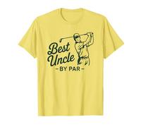 Best Uncle by Par - Divertente Gioco di Parole da Golf, Design umoristico Maglietta