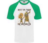 Best Va Thor In Valhalla Viking Festa Del Papà Uomo S/S Maglietta Baseball