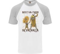 Best Va Thor In Valhalla Viking Festa Del Papà Uomo S/S Maglietta Baseball