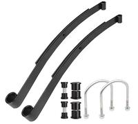 BestAccess EZGO RXV - Molla a balestra resistente per carrello da golf, con kit di boccole, bulloni a U per modelli dal 2008 in poi, confezione da 2 pezzi di ricambio OEM: 603498 604494