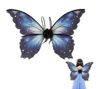 BestAlice 26x21 Pollici Ali di Fata per Adulti, Costume di Ali di Fata per Donne, Ali di Fata di Farfalla, Accessori per Ali di Farfalla, Ali di Costume di Halloween per Donne (A)